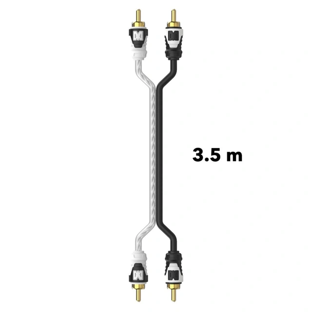 Sonomax OFC RCA Signalkabel 3,5 Meter, dobbelskjermet, OFC 