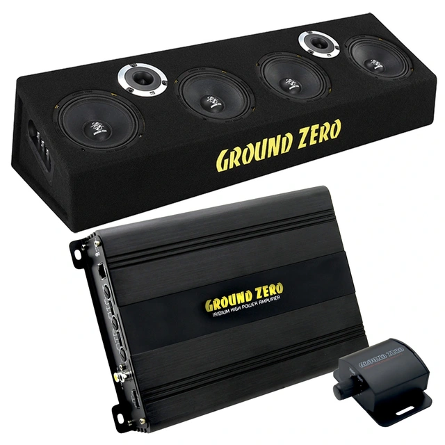 GZ 6,5" SPL Raggarplanke med forsterker GZCB 16.2XSPL / GZIA 200.2 