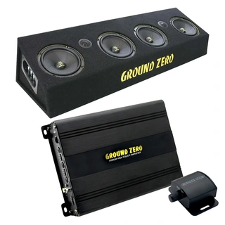GZ 6,5" SPL Raggarplanke med forsterker GZIB 2.165SPL / GZIA 200.2