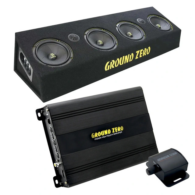 GZ 6,5" SPL Raggarplanke med forsterker GZIB 2.165SPL / GZIA 200.2 