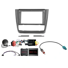 ACV 9" monteringssett - komplett BMW 1 (2007-2011) u/iDrive, m/auto AC