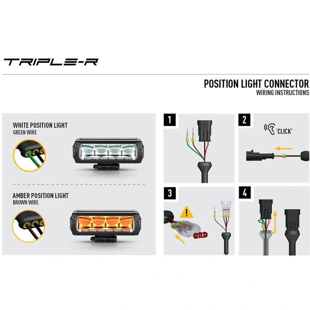 Lazer Triple-R 850 Beacon LED fjernlys LED, 6930 lumen, 1061 meter, varsellys 