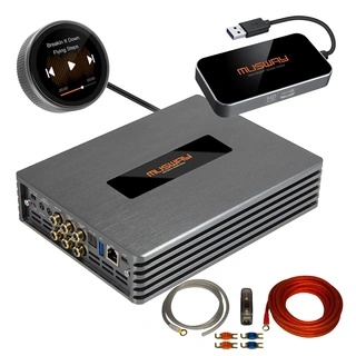 Musway M4 komplett lydpakke M4, fjernkontroll, bluetooth, amcar
