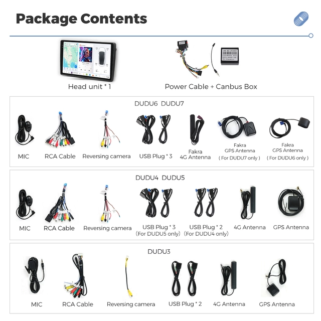 DUDU multimediaspiller med 10,1" skjerm VW Caravelle T6 (2016-2019) 
