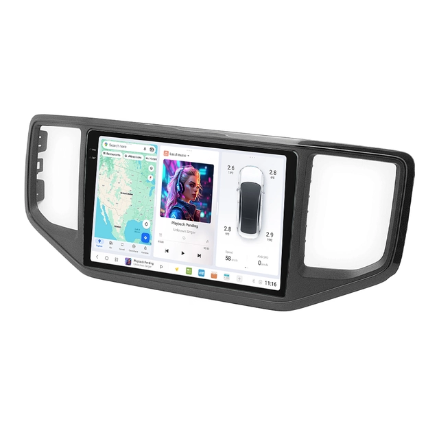 DUDU multimediaspiller med 9,5" skjerm VW Amarok (2017-2022) 