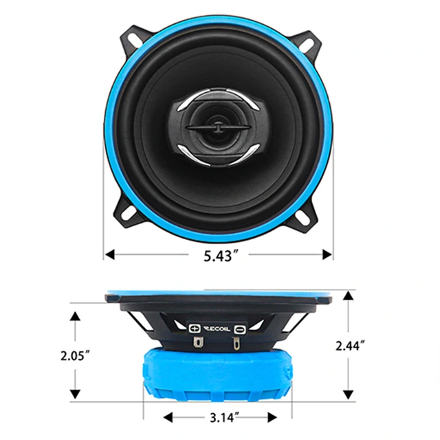 Recoil RCX525 høyttalerpar 5,25", 50W RMS, 100W Maks, ECHO-Serien 