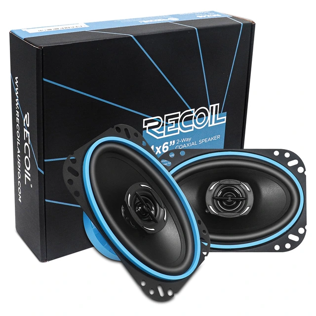 Recoil RCX46 høyttalerpar 4x6", 25W RMS, 50W Maks, ECHO-Serien 