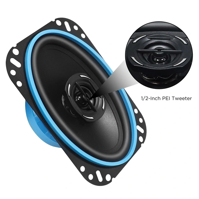 Recoil RCX46 høyttalerpar 4x6", 25W RMS, 50W Maks, ECHO-Serien 