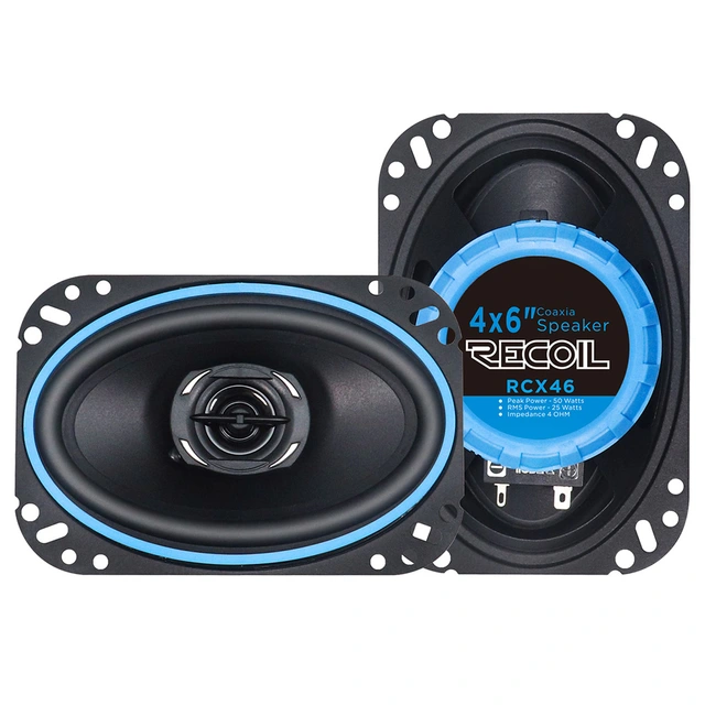 Recoil RCX46 høyttalerpar 4x6", 25W RMS, 50W Maks, ECHO-Serien 