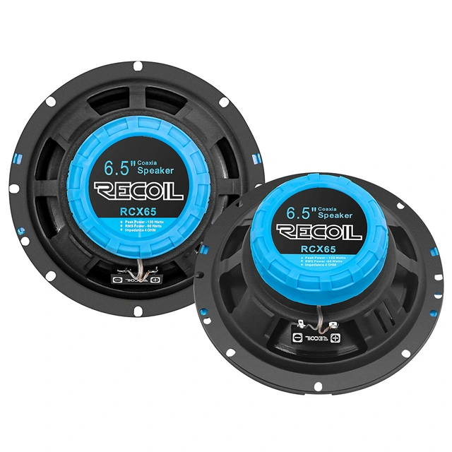 Recoil RCX65 høyttalerpar 6,5", 60W RMS, 120W Maks, ECHO-Serien 