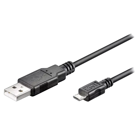 USB A - micro-USB B kabel 3 meter