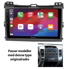 Pioneer Perfect Fit spiller til Toyota LC120 (2003-2009) u/navi m/utvidet lyd.