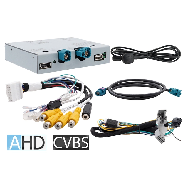 Navlinkz Ryggekameraadapter (AHD/CVBS) VAG m/MIB2+/MIB3 (2019->) + HDMI inngang 