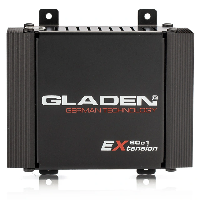 Gladen EX 80c1 1/2-kanals forsterker 80W i 1 Ohm, Klasse A/B 
