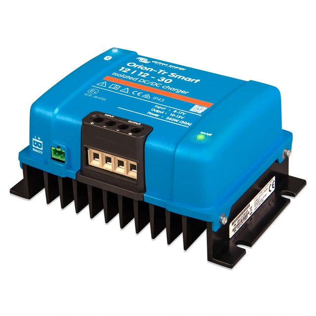 Orion-TR Smart DC-DC konverter 30A 12V -> 12V, 360W, Isolert 