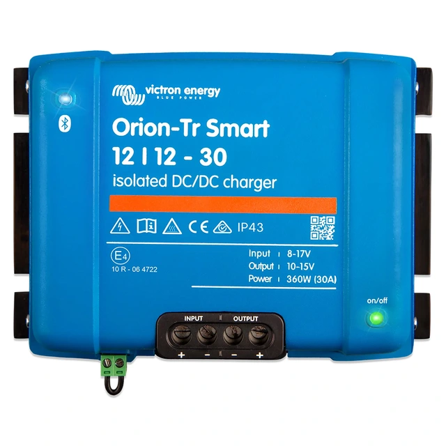 Orion-TR Smart DC-DC konverter 30A 12V -> 12V, 360W, Isolert 