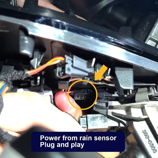 FITCAMX Integrert Plug & Play 4K Dashcam VW ID.7 (2024 ->) Sort 