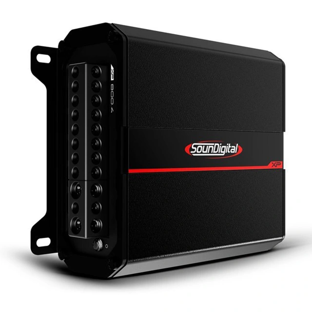 SounDigital XP800.4 4x200W i 2Ohm, 4-kanaler 