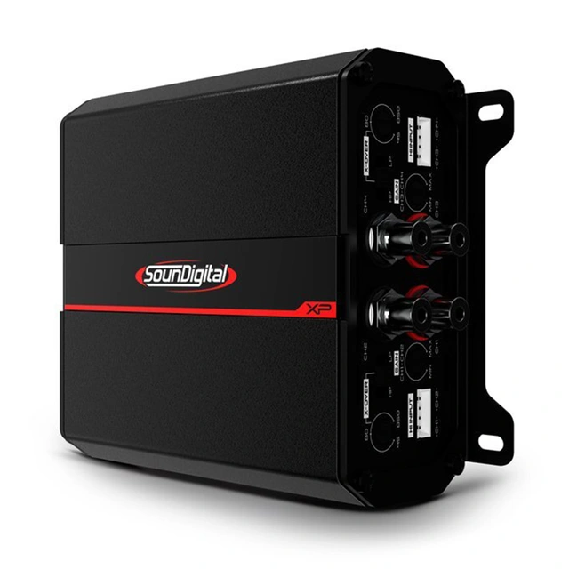 SounDigital XP800.4 4x200W i 2Ohm, 4-kanaler 