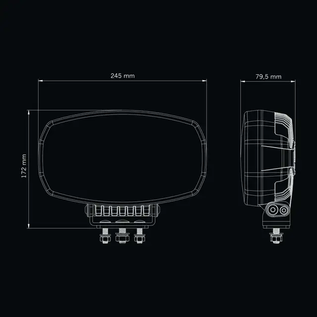 Strands Firefly One LED-Ekstralys 10500 Lumen, 146W, posisjon og varsellys 