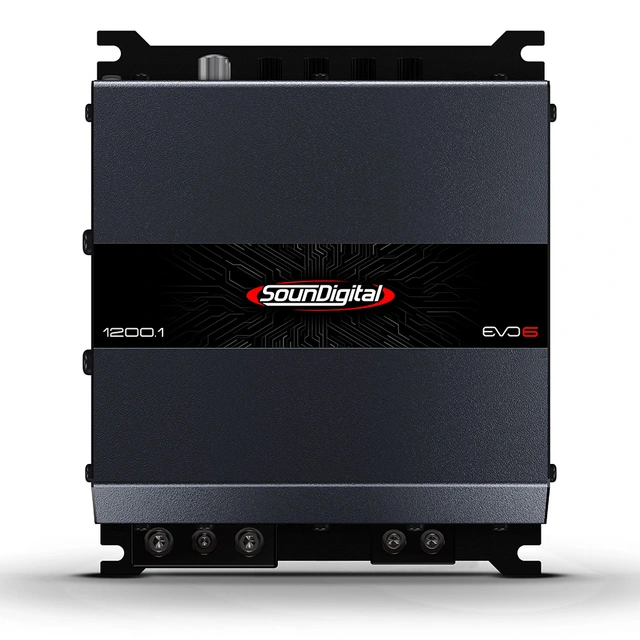 SounDigital SD1200.1 EVO6 2 ohm 1200W, 2Ohm, Ultrakompakt 