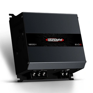 SounDigital SD1200.1 EVO6 2 ohm 1200W, 2Ohm, Ultrakompakt