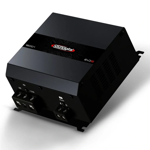 SounDigital SD1600.1 EVO6 1 ohm 1600W, 1Ohm, Ultrakompakt 