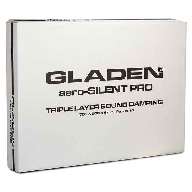 Gladen Aero Silent Pro 3-lags dempematter - 3,5m2 