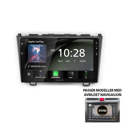 Kenwood Perfect Fit spiller til Honda Honda CR-V (2007-2009) m/2VN0 Navigasjon