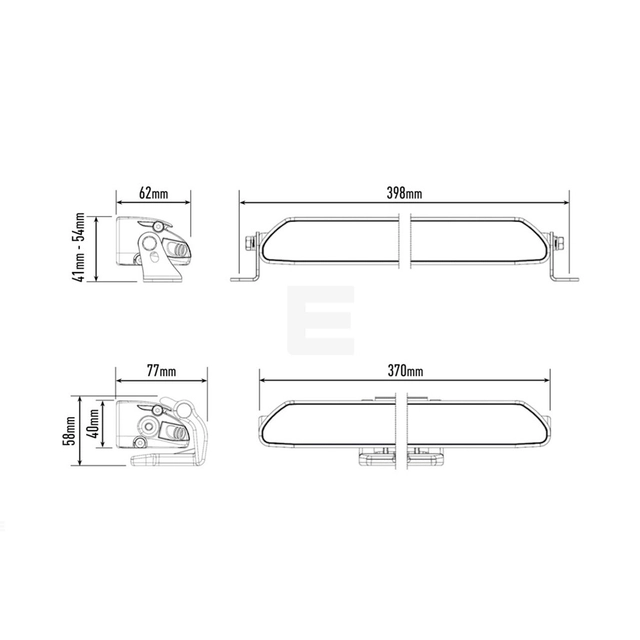 Lazer Linear 12 Elite LED, 8100 Lumen, Kombo, 796 meter 
