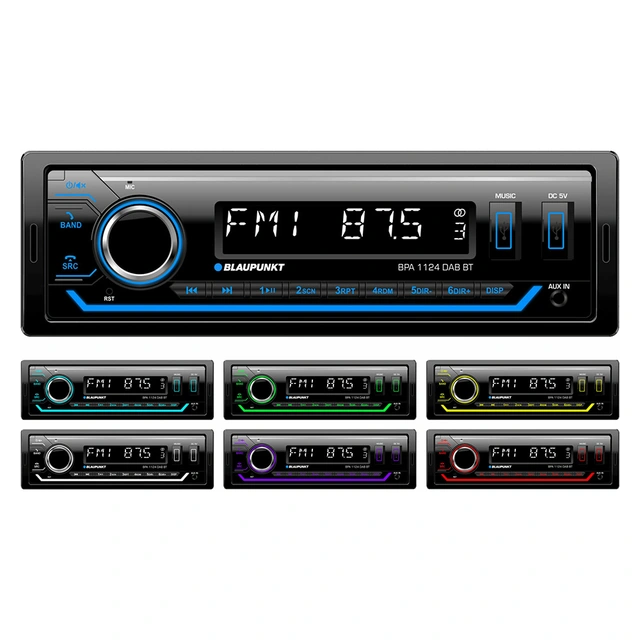 Blaupunkt BPA 1124 DAB BT DAB+, BT, USB, AUX, shortbody 