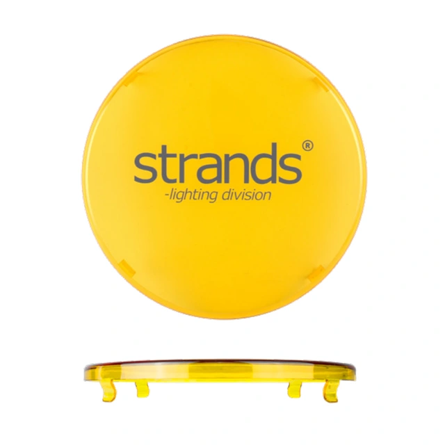 Strands Siberia NR/XP deksel (gult) 7", Gult deksel, Pris per stk 