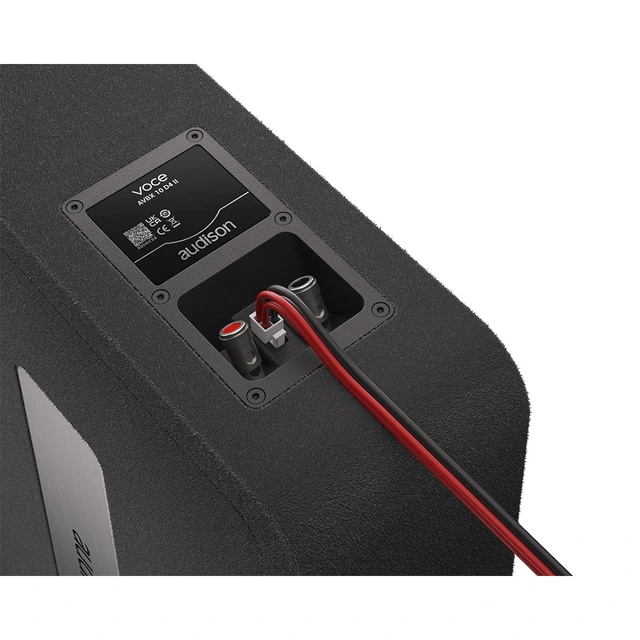 Audison AVBX 10 D4 II Voce basskasse 10" i kasse,550W RMS, 4 Ohm,lukket kasse 
