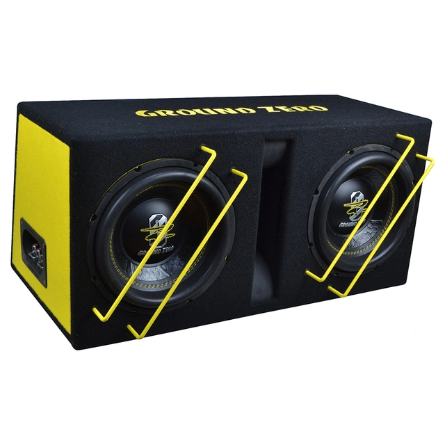 Ground Zero GZIB 2.10SPL basskasse 2x10" i kasse, 1400W SPL, 2 Ohm 
