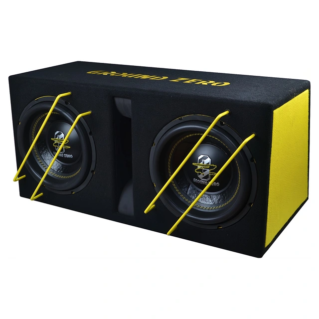 Ground Zero GZIB 2.10SPL basskasse 2x10" i kasse, 1400W SPL, 2 Ohm 