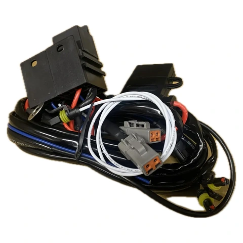 OZZ Kabelsett for 2 lamper 2x DTP-2, 12V, 80A Relé, 60A sikring