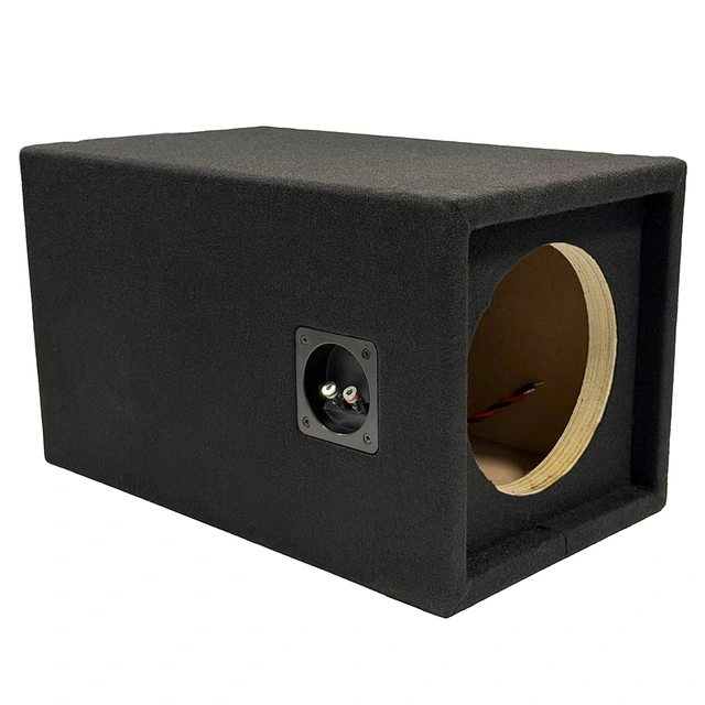 FOUR Audio basskasse for 8" element Portet kasse, 19,1 liter, sort 