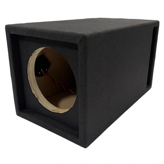 FOUR Audio basskasse for 8" element Portet kasse, 19,1 liter, sort