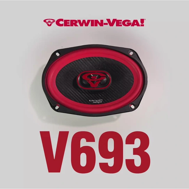 Cerwin Vega V693 høyttalerpar 6x9", 140W RMS,VEGA-serie, 2025 Edition 