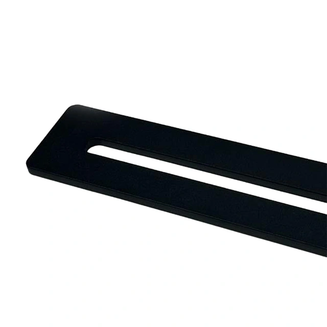 Rustfritt lakkert flattstål Tilpasset 4 lamper, 80cm 