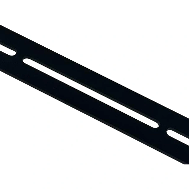 Rustfritt lakkert flattstål Tilpasset 4 lamper, 80cm 