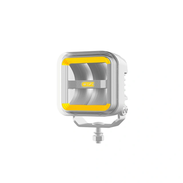 OZZ SQR 3" LED fjernlys, Hvit 3", 3500 Lumen, posisjonslys 