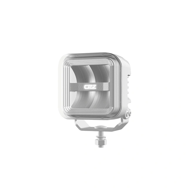 OZZ SQR 3" LED fjernlys, Hvit 3", 3500 Lumen, posisjonslys 