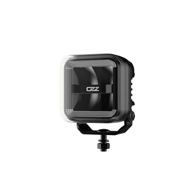OZZ SQR 3" LED fjernlys, Sort 3", 3500 Lumen, posisjonslys 