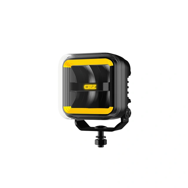OZZ SQR 3" LED fjernlys, Sort 3", 3500 Lumen, posisjonslys 