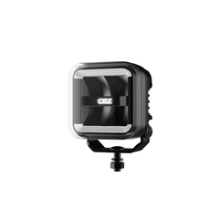 OZZ SQR 3" LED fjernlys, Sort 3", 3500 Lumen, posisjonslys