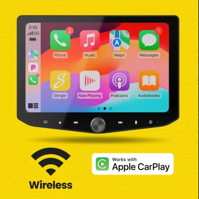 Stinger HORIZON10 iX210E DAB+, BT, Trådløs Carplay & Android Auto 