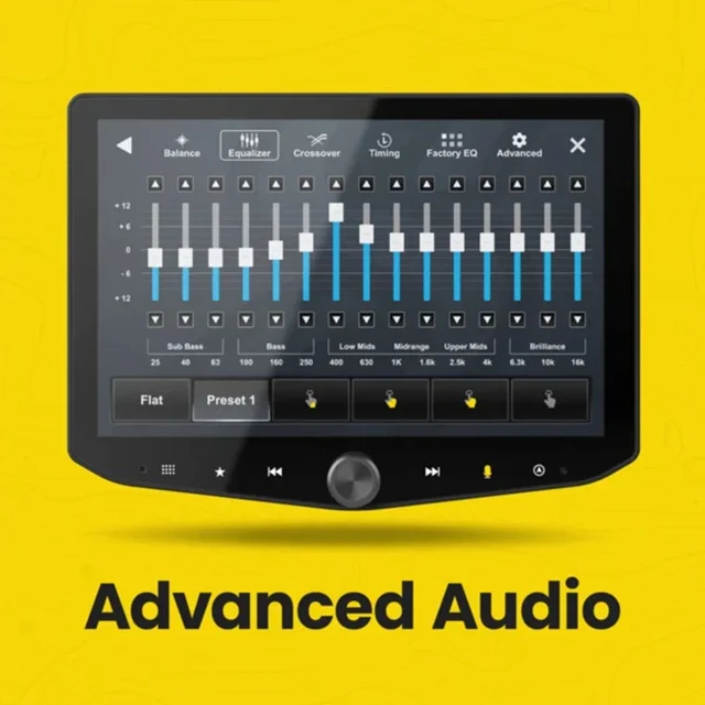 Stinger HORIZON10 iX210E DAB+, BT, Trådløs Carplay & Android Auto 