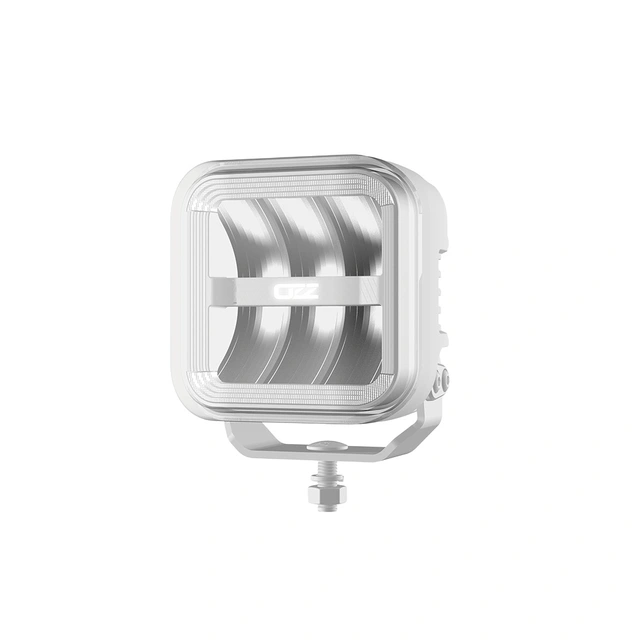 OZZ SQR 5" LED fjernlys, Hvit 5", 5200 Lumen, posisjonslys 