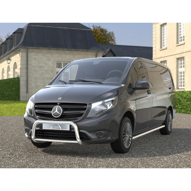 Antec EU Frontbøyle 60/42mm Krom Mercedes Vito / e-Vito W447 2014-2023 